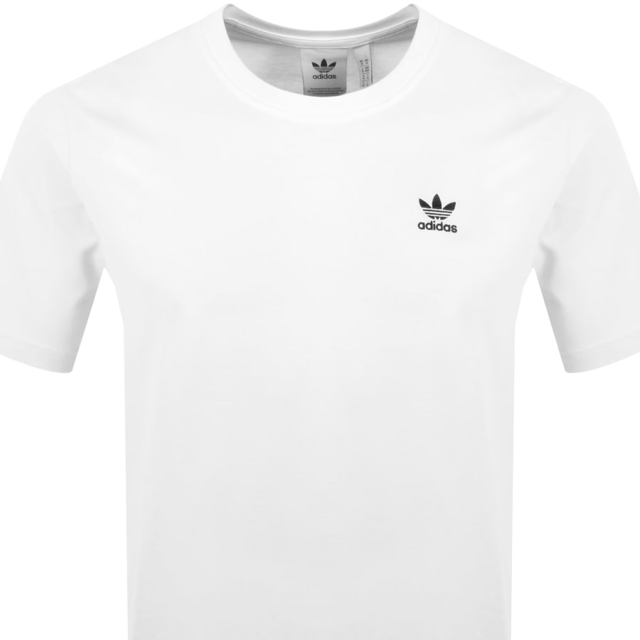 adidas Originals Trefoil T Shirt White Mainline Menswear Denmark